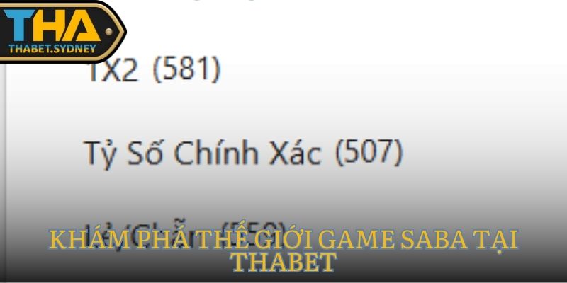 Game SABA - Thabet Thể Thao Ảo Đỉnh Cao Và Luật Chơi Dễ Hiểu 2 Khám phá thế giới Game SABA tại Thabet