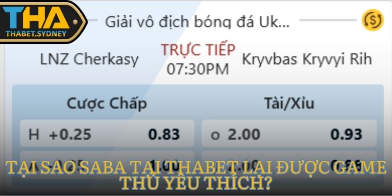 Game SABA - Thabet Thể Thao Ảo Đỉnh Cao Và Luật Chơi Dễ Hiểu 3 Tại sao SABA tại Thabet lại được game thủ yêu thích?