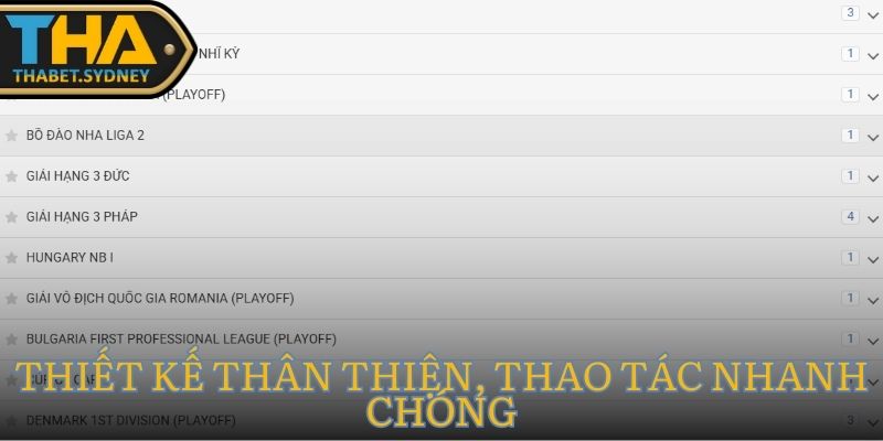 UG Thể Thao Thabet – Khám Phá Thế Giới Thể Thao Sôi Động 2 Thiết kế thân thiện, thao tác nhanh chóng