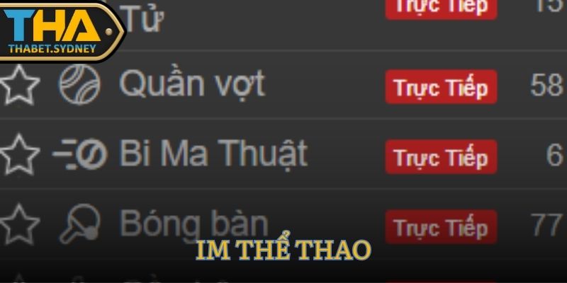 IM Thể Thao Thabet – Sân Chơi Cá Cược Thể Thao Đỉnh Cao 3 IM Thể Thao