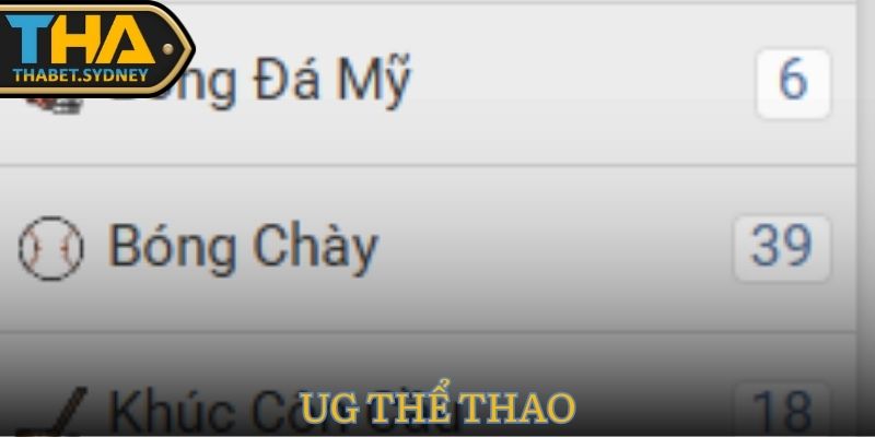 UG THỂ THAO